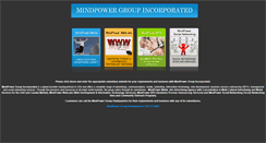 Desktop Screenshot of mindpowergroup.com